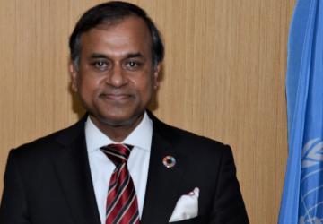 Official photo of the new appointed Resident Coordinator for China, Siddharth Chatterjee.