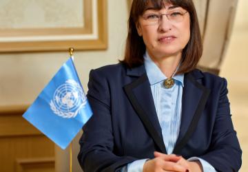 Official photo of the new appointed Resident Coordinator for Egypt, Elena Panova.