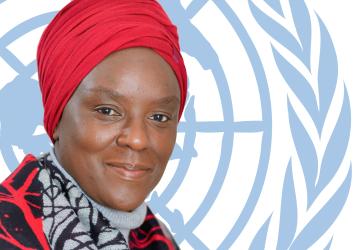 Фото Аманды Хози Мукваши, недавно назначенной на пост Постоянного координатора ООН в Лесото