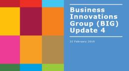 Cover shows BIG Update 4 title against a solid background by a grid of colourful rectangle grid.