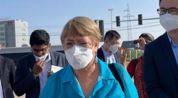 High Commissioner Michelle Bachelet during her visit to China, in Ürümqi, Xinjiang Uyghur Autonomous Region, China.