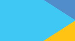 Portada del documento con tres triángulos de color en dos tonos de azul y magenta.