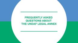 Portada del documento con un fondo azul y verde, y el título en inglés dentro de un círculo blanco.