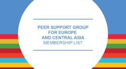 Portada del documento con un fondo azul y un bloque de tiras con los colores de los ODS, con el título del documento dentro de un círculo blanco.