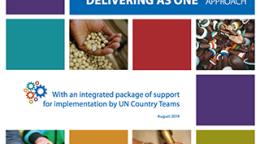 Portada del documento con un mosaico de fotografías y cuadrados de color sólido.