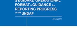 Portada del documento con fondo azul y blanco, y el logo de la ONU.