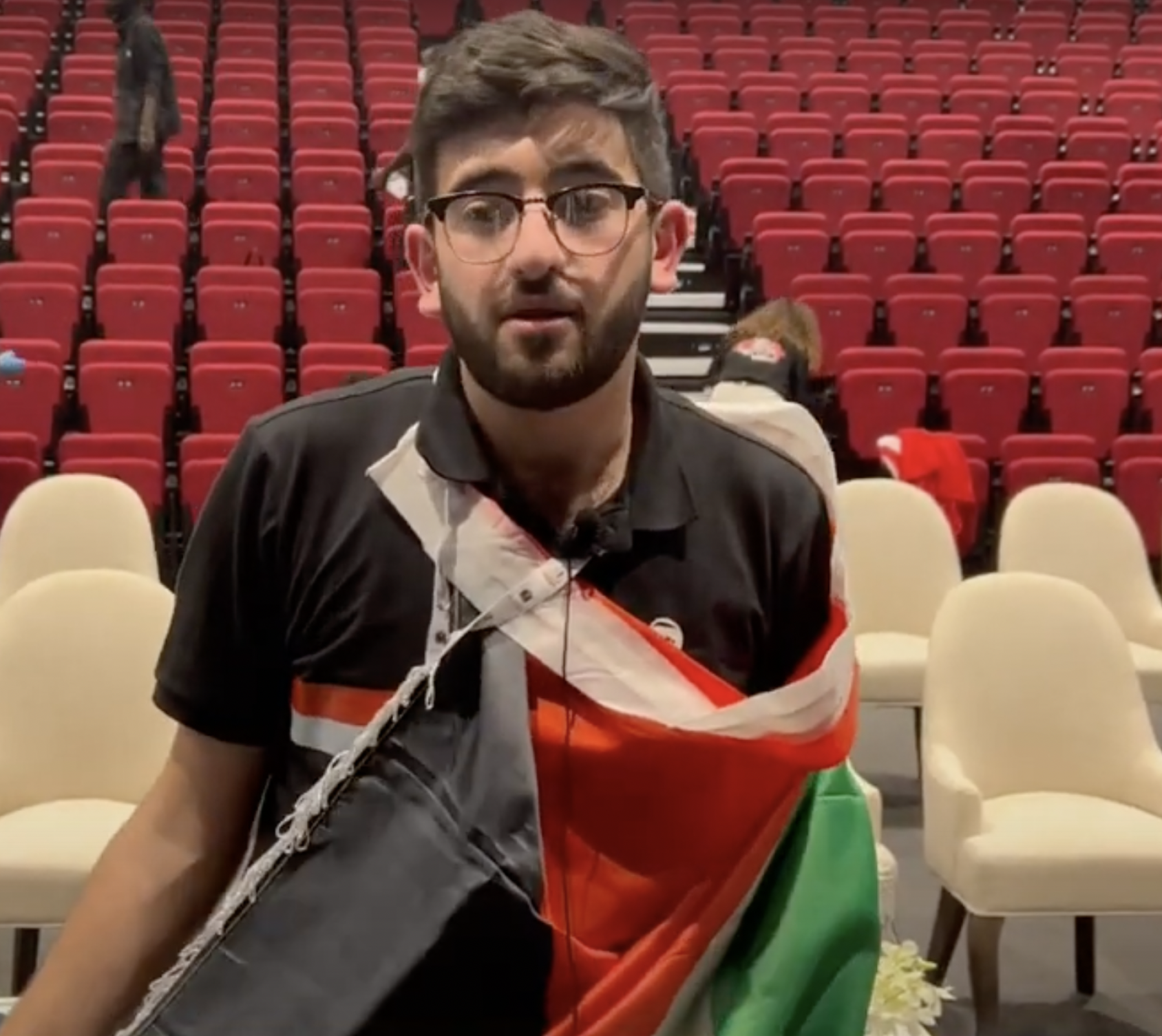 صورة عبد الفتاح شحاده، وهو مؤسس مشارك في مشروع وولتر من فلسطين.