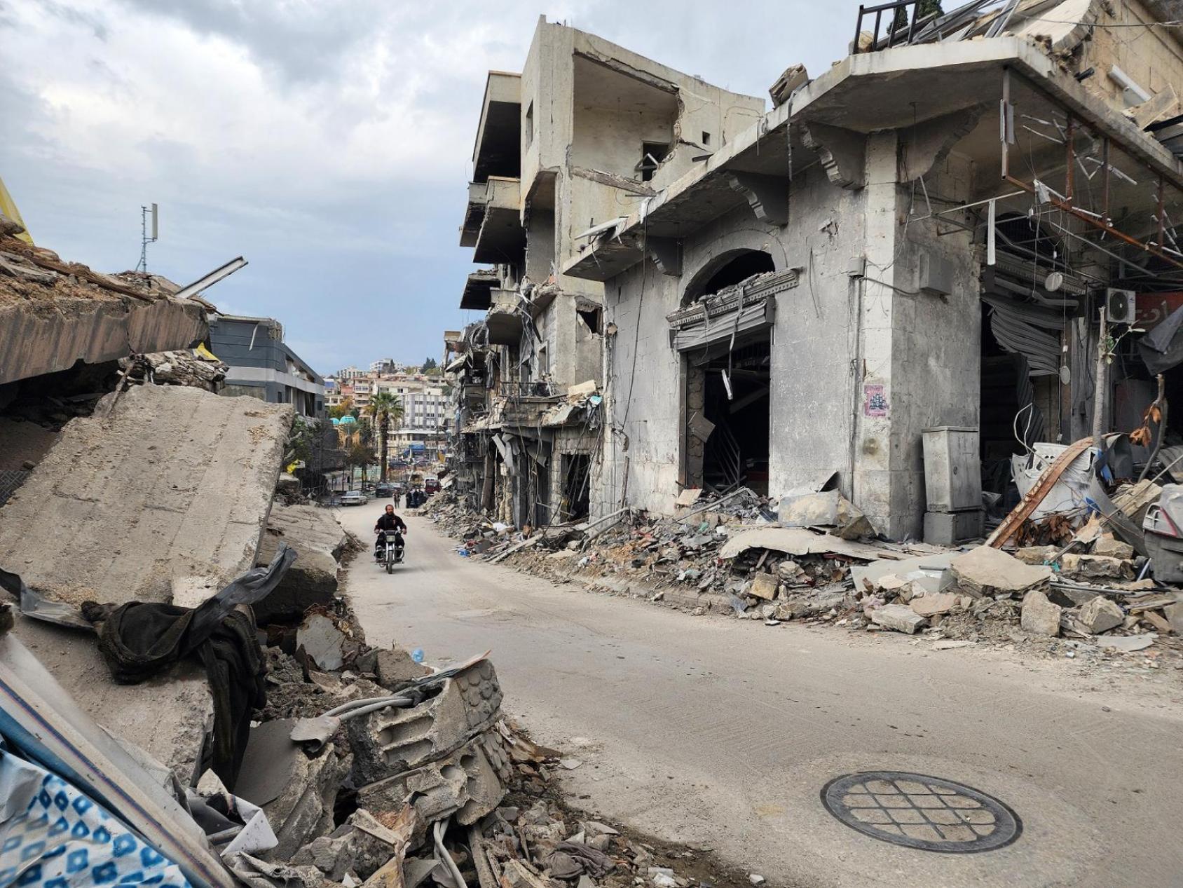 One of Nabatieh's neighborhoods in South Lebanon