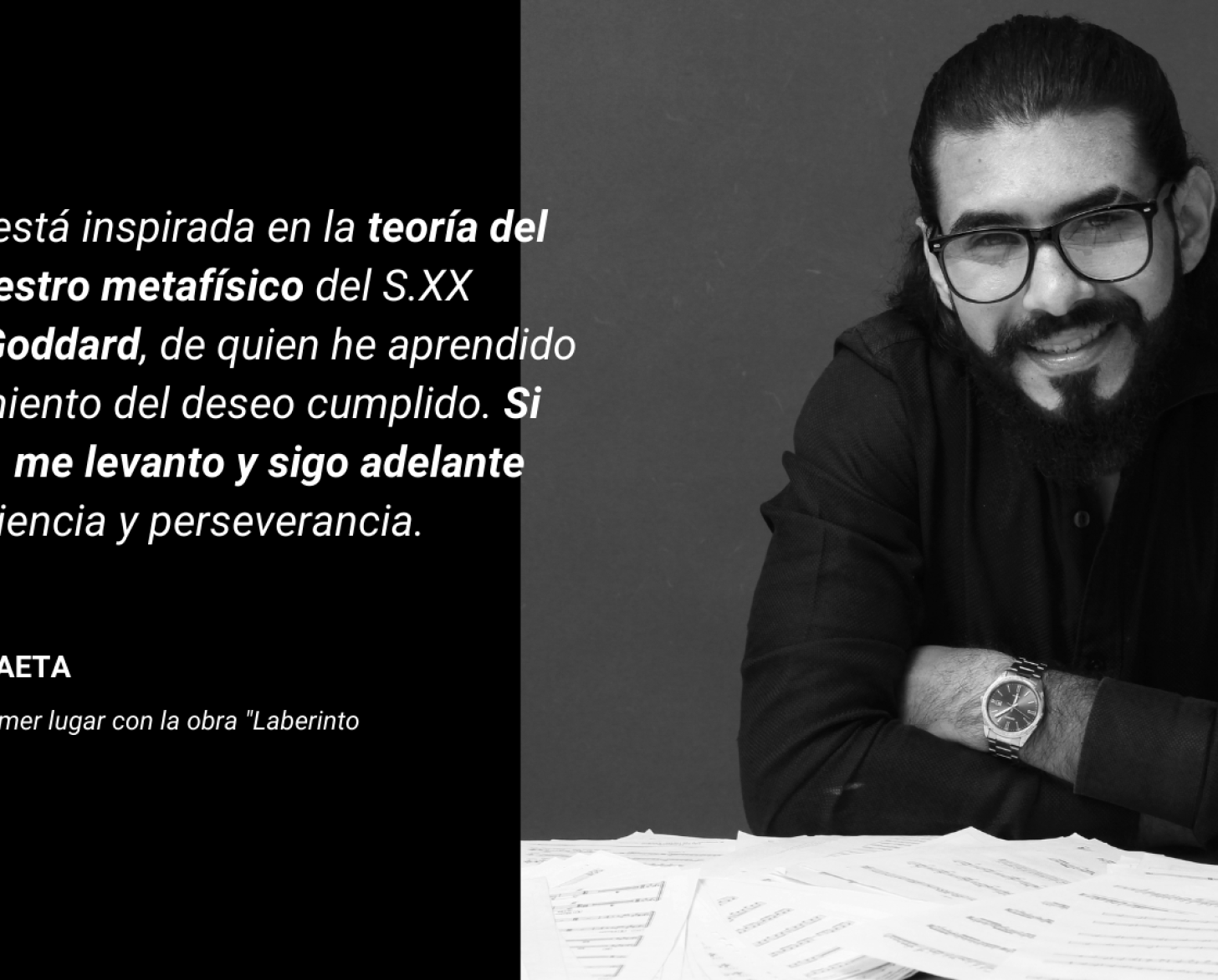  Julio Landaeta ganador del primer lugar con la obra Laberinto Encantado El Sistema Venezuela