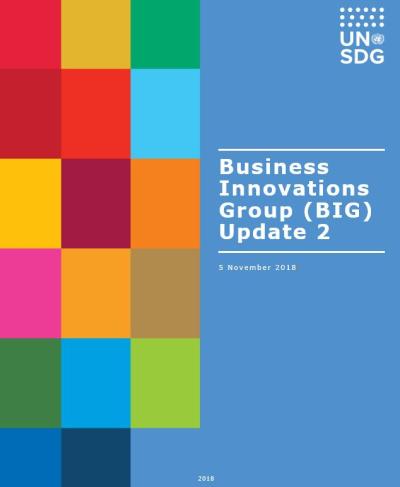 Cover shows BIG Update 2 title against a solid background by a grid of colourful rectangle grid.