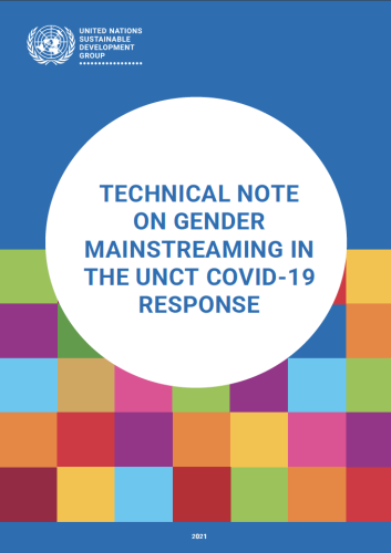 A brightly coloured grid of squares serve as the background with the title displayed in the centre of a white circle.