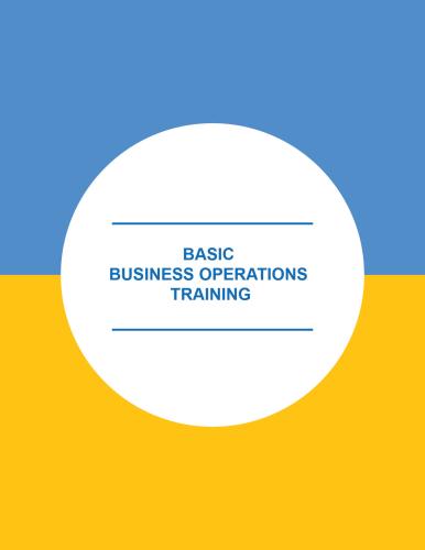 Portada del documento con un fondo azul y amarillo.