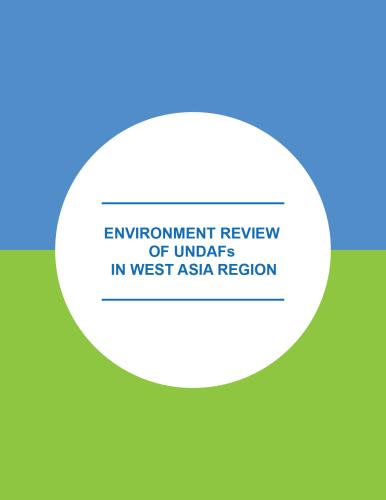 Portada del documento con fondo azul y verde.