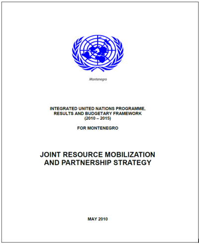 Portada del documento con fondo blanco y el logo de la ONU en azul.