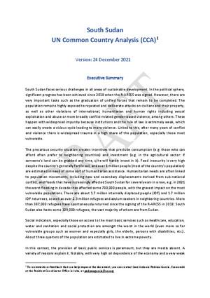 Общий страновой анализ