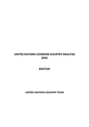 Общий страновой анализ