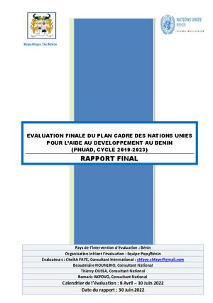 ЮНДАФ / Доклад об оценке рамочной программы по сотрудничеству