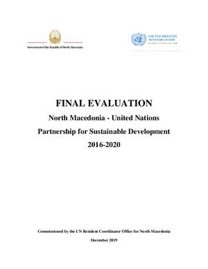 ЮНДАФ / Доклад об оценке рамочной программы по сотрудничеству